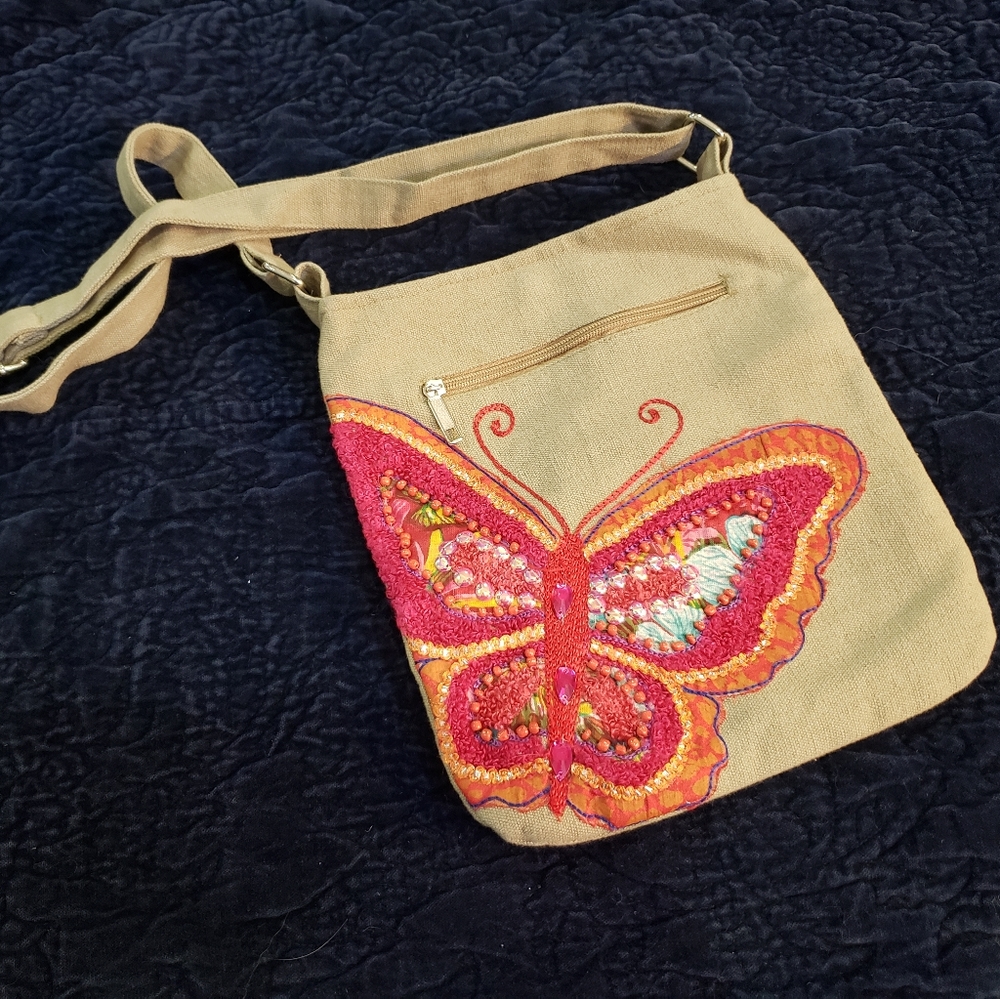 Butterfly Cross Body Bag